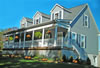 Located in the Jersey Shore community of The Highlands the home overlooks Sandy Hook, NJ. 